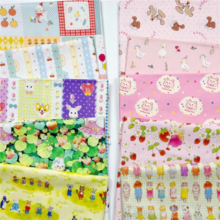 Cotton In Hình Động Vật Mùa Hè Dễ Thương Thỏ Gấu Miếng Dán Vải Cotton Cho Trẻ Em Quần Áo Hometextile DIY Materi