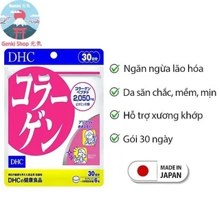 Viên uống DHC Collagen gói 30 và 90 ngày dùng - Hỗ trợ chống lão hóa da