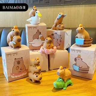 Mô Hình Chuột Lang Capybara Dễ Thương Để Taplo Ô Tô, Bàn Làm việc, Trang Trí - Khủng Long Shop