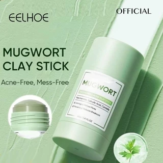 EELHOE Mugwort Clay Stick Chống mụn Mặt nạ đất sét giúp làm sạch lỗ chân lông và mụn đầu đen Cải thiện làn da dễ bị mụn trứng cá 40g/80g