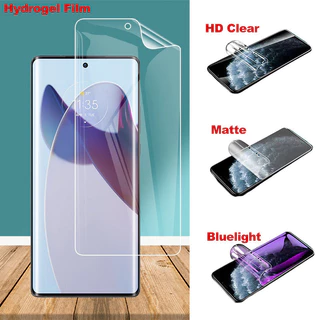 Dành Cho Motorola Moto Edge 40 Neo / Pro Edge 50 Pro / Fusion / Ultra Edge 30 Pro / Neo / Ultra / Fusion Moto E40 E30 E20 E22 E22i E13 Bảo Vệ Màn Hình Phim Hydrogel Bảo Vệ Mềm