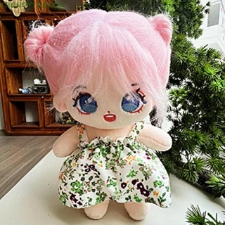 Trendytrendz Quần áo búp bê Cotton 20cm, Váy treo Váy búp bê ngôi sao, Quần áo DIY đan chéo búp bê Kawaii Đáng yêu Không có thuộc tính Váy búp bê Quà tặng trẻ em