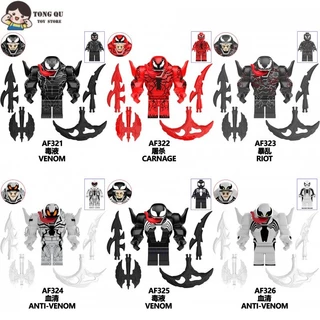 Siêu Anh Hùng Minifigures Minifigures Venom Anti-Venom Khối Xây Dựng Bộ Sưu Tập Búp Bê Mô Hình Quà Tặng Sinh Nhật Đồ Chơi