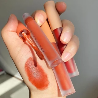 Milkshake Velvet Lip Glaze Air Matte Non-Stick Cup Sinh Viên Làm Trắng Môi Bùn