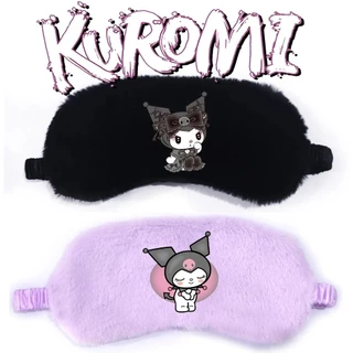 Mặt nạ mắt Sanrio Kuromi cho bé gái Mặt nạ mắt hoạt hình dễ thương mới Che mềm Bịt mắt Du lịch Nghỉ ngơi ngủ Bắt chước Đồ dùng Quà tặng