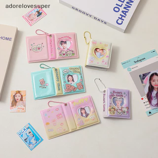 Ad1vn Mini Album Ảnh PVC Trong Suốt Tên Thẻ 32 Túi Chất Kết Dính Thẻ Kpop Mini Idol Hình Ảnh Thu Thập Sách Martijn