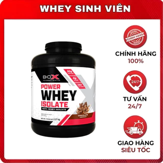 [Chính hãng] Sữa dinh dưỡng tăng cơ BioX Whey Isolate 5Lbs (2.27kg) tại Whey Sinh Viên Hải Phòng