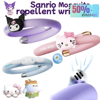 Vòng đeo tay chống muỗi Sanrio Vòng đeo tay chống muỗi ngoài trời Miếng dán chống muỗi cho trẻ em (với 6 que đuổi muỗi)