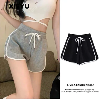 XIEYU quần short nữ quần đùi nữ jean comfortable Phong cách casual Korean WDK24402IQ 19Z240508