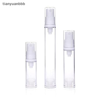 Tianyuanbbb 1pc 5 / 10 / 15ml Chai bơm chân không không rỗng Chai nhựa có thể đổ lại Kem dưỡng da du lịch tốt