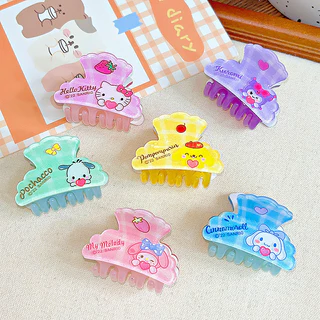 Phim Hoạt Hình Hàn Quốc Dễ Thương Sanrio Lấy Kẹp Nhỏ Ngọt Cá Mập Kẹp Cô Gái Trái Tim Trẻ Em Nhiều Màu Phụ Kiện Tóc