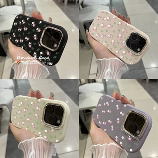 Realme C55 C53 C35 C33 C30 C25 C20 C15 Realme 5 8 8i C25Y Realme C11 2020 Phim Hoạt Hình Mảnh Hoa Macaron Màu Vỏ Điện Thoại Silicon Bảo Vệ Giọt