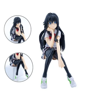 13cm Anime Nhật Bản My Teen Lãng Mạn Hài Hình Yukinoshita Yukino Dễ Thương Ngồi Đồ Chơi Mô Hình Cho Trẻ Em PVC Sưu Tập Búp Bê Quà Tặng