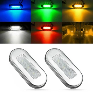 Hàng CÓ SẴN 2 chiếc 12V LED Lịch sự Gắn đèn Du thuyền Thuyền biển Cabin Đèn sàn chống nước