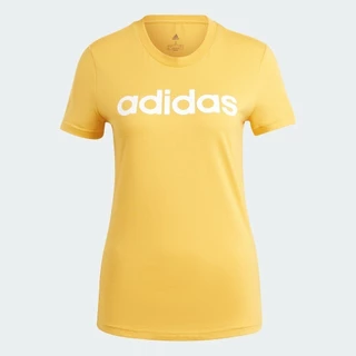 adidas Phong cách sống Áo Thun Logo Slim Essentials LOUNGEWEAR Nữ Màu vàng IM2835