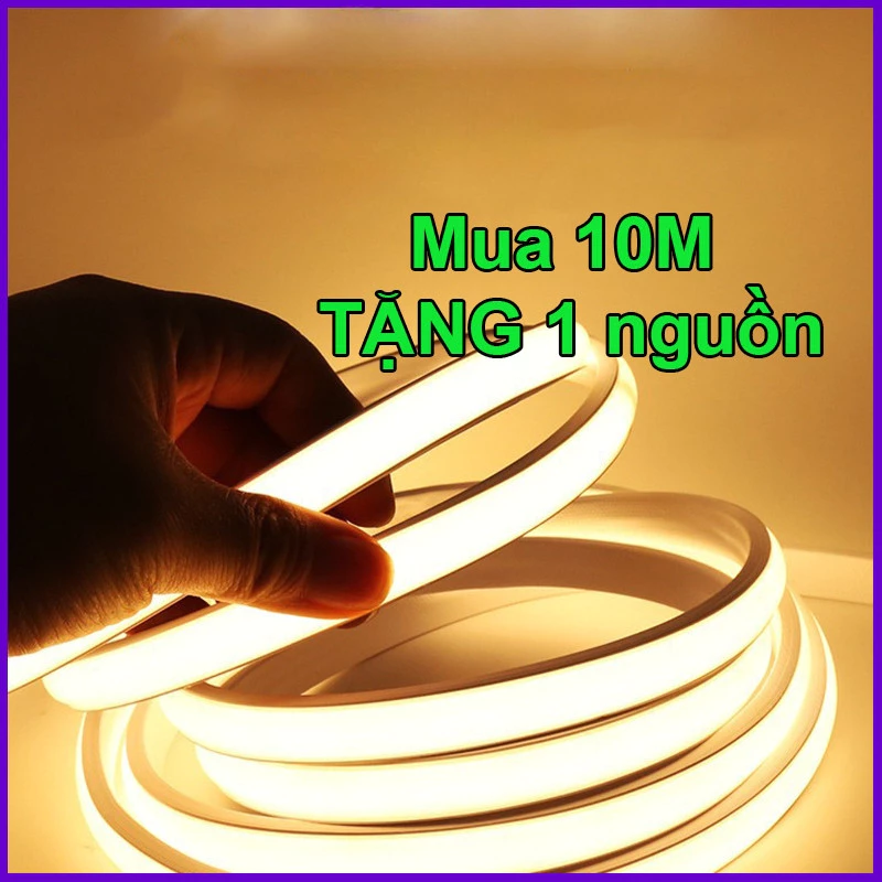 Đèn LED dải Neon COB chống nước 220v hắt trần trang trí phòng