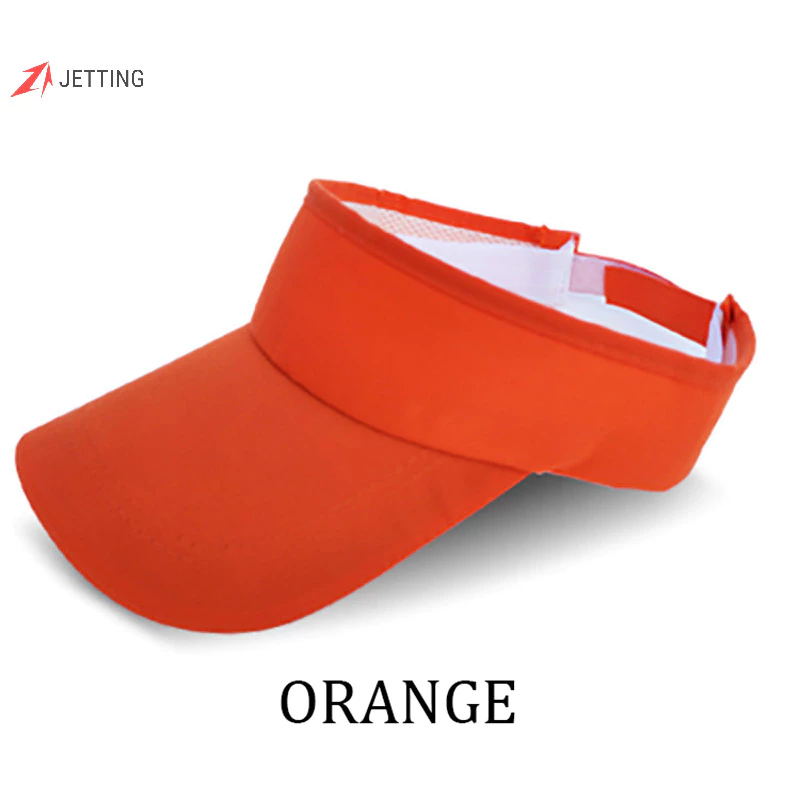 Jetting Trống Top Tấm Che Mũ Nữ Mũ Nam Cotton Có Thể Điều Chỉnh Để Chạy Tennis Golf Unisex J