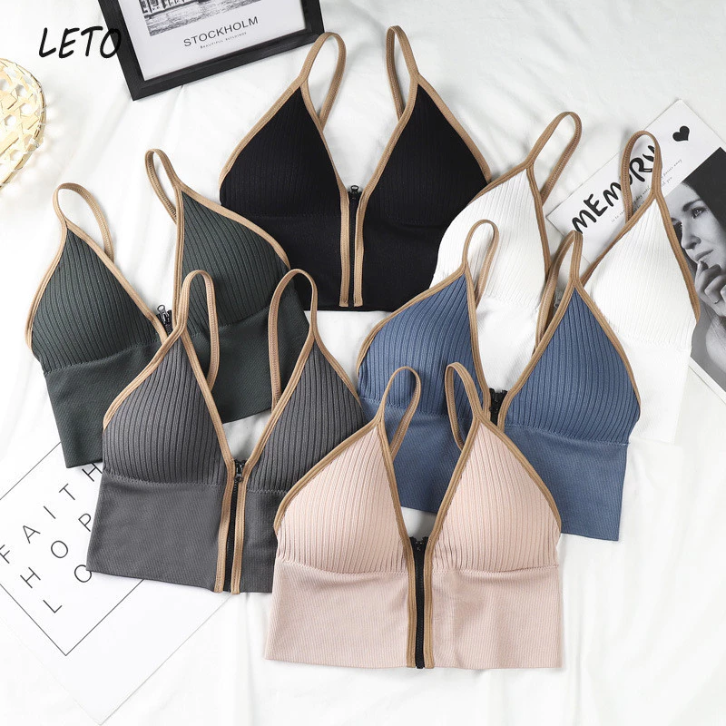 Dây đeo lưng thể thao LETO v-zip, áo vest ngoài liền mạch quấn ngực, áo vest cắm trại đi biển tập yoga