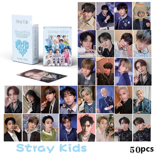 50-119pcs STRAY KIDS Holographic Laser Lomo cards SKZ Magic School Album Photocards Straykids HYUNJIN FELIX BANGCHAN CHANGBIN HAN I.N LEE KNOW Postcards Ready Stock SX