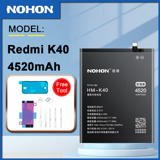 Pin NOHON 4520mAh BM4Y cho Xiaomi Redmi K40 Pro K40Pro công cụ miễn phí pin