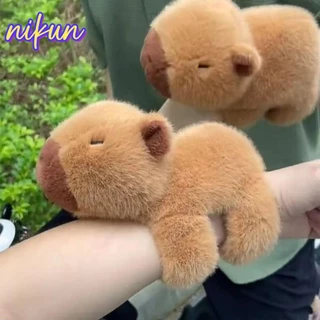 Nikun Capybara Đồ Chơi Sang Trọng, Vòng Vỗ Tay Động Vật Vòng Tay Slap Động Vật Vòng Tay, Hoạt Hình Huggers Slap Đồ Chơi