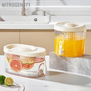 Nitrogen071 Nhựa Tập Uống Nước Giải Khát Lạnh Đựng Đồ Trái Cây Ấm Trà chanh Hộp Nhà Bếp