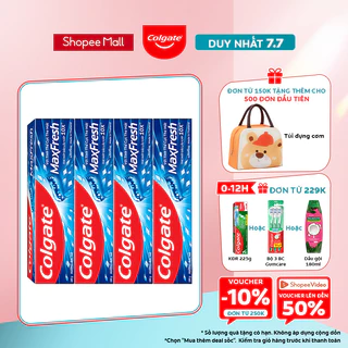 Bộ 4 Kem đánh răng Colgate Maxfresh 180g/tuýp