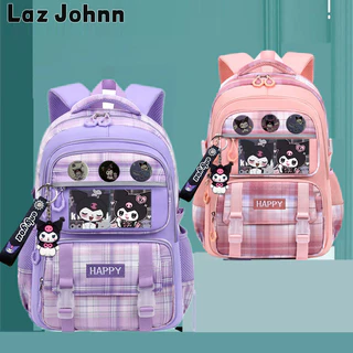 Laz Johnn Tiểu Học Bé Trai Và Bé Gái Mẫu Giáo Hoàng Tử Công Chúa Dễ Thương schoolbag Chất Liệu polyester Có Nước Chống hunchback Túi Sau