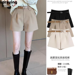 spraying quần short nữ Quần tây nữ Thông thường Fashion Thoải mái casual WXK2450AV6 20Z240512