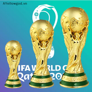 Ayellowgod 1 Cái Mỹ Để Bàn Đồ Trang Trí Nhựa Vàng Cúp Bóng Đá Vô Địch Bóng Đá Trophies Nhựa Trang Trí Quạt Bóng Đá Quà Tặng Văn Phòng Tại Nhà VN