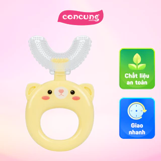 Bàn chải chữ U silicone Animo (Vàng, GH-TRMKU01)