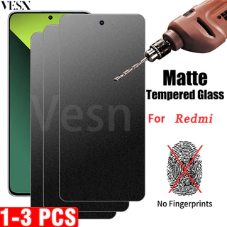 Kính cường lực chống vân tay mồ hôi màu nhám Cho Redmi Note 13 12 12s 11 11s 10 10s 9 9s 8 Pro+ Plus 4G 5G 2024