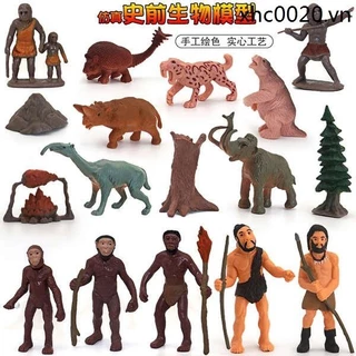 Mô Phỏng Thời Tiền Sử Búp Bê Cổ Primal Hand-Made Ape-Man Đồ Chơi Mô Hình Mammoth Đồ Trang Trí Nhựa Trẻ Em Khoa Học Giáo Dục