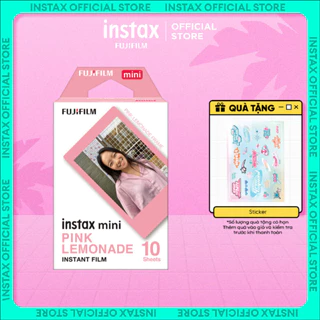 Phim Chụp Ảnh Lấy Liền Instax Mini Pink Lemonade WW1 (New) - Viền Màu Hộp 10 Tấm
