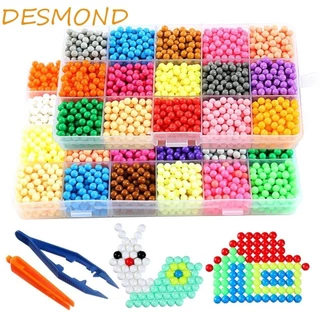 Desmond Xịt Nước Hạt Đồ Chơi Thủ Công Đồ Chơi Trẻ Em Xếp Hình Thủ Công Bộ 3D Hạt Đồ Chơi Ma Thuật Nhiều Loại Đậu Đồ Chơi