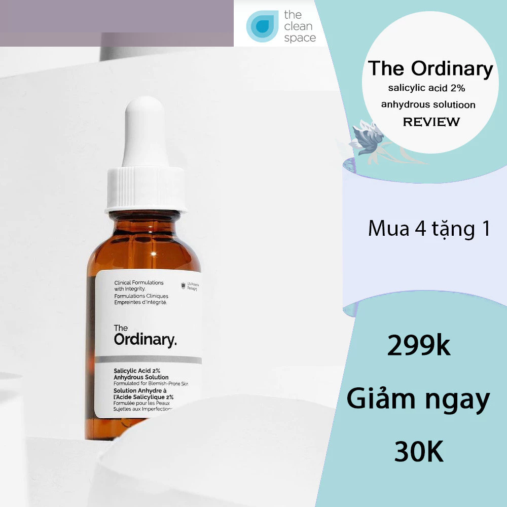 Tinh chất The Ordinary Salicylic Acid 2% Anhydrous Solution 30ml