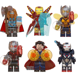 Tương thích với Đồ chơi khối xây dựng lắp ráp Lego dành cho trẻ em Dòng siêu anh hùng Avengers (Doctor Strange / War Machine)