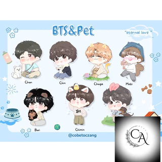 [BTS OT7] Móc khoá/ Mô hình BTS & Pets 🪴🐶💜 cobetoczang