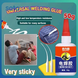 ♫ 50g Keo Hàn Không Thấm Nước Keo Khô Nhanh Chất Kết Dính Sửa Chữa Công Nghiệp Kim Loại Gang Bị Hỏng Giày Dính Keo đa Năng