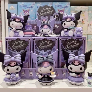 Kuromi May Mắn Bộ Sưu Tập Series Bí Ẩn Hộp Sanrio Hình Hợp Thời Trang Đồ Chơi Búp Bê Để Bàn Xe Trang Trí Bánh XYZ