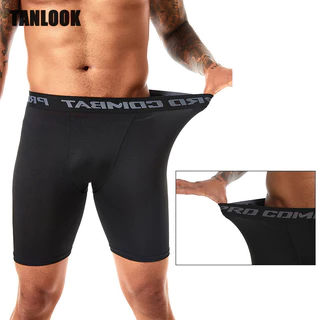 Tanlook Quần năm điểm nam co giãn cao thấm mồ hôi nhanh khô quần legging thoáng khí bóng rổ chạy bộ thể thao tập thể dục quần tập thể dục