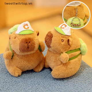 Trtop Dễ Thương Sang Trọng Capibala Mặt Dây Chuyền Móc Chìa Khóa Sang Trọng Capybara Đồ Chơi Búp Bê Xe Móc Khóa Túi Mặt Dây Chuyền Móc Khóa Trang Trí Quà Tặng Cho Trẻ Em VN