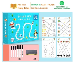 Tập Tô Vẽ Thông Minh Xoá Được 64 Trang - Đồ Chơi Giáo Dục Toàn Diện Montessori Cho Bé