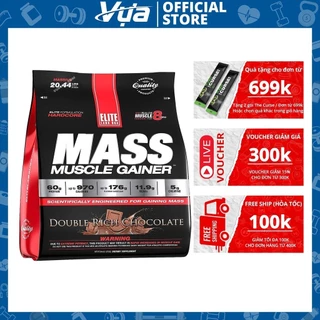 Bột Tăng Cơ Elite Labs - Mass Muscle Gainer (20 Lbs) - Hỗ Trợ Tăng Cân, Tăng Cơ Hiệu Quả, Chính Hãng