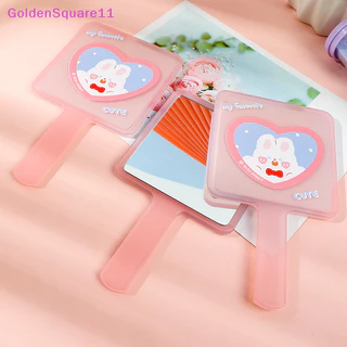 Goldens 1 Nối Mi Cầm Tay Trang Điểm Gương Vuông Trang Điểm Vanity Gương Có Tay Cầm Gương SPA Salon Gương Nhỏ Gọn VN