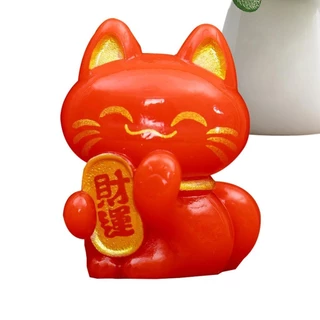 Tượng Maneki Neko Dễ Thương Mèo May Mắn Nhân Vật Sưu Tập May Mắn Trang Trí Đồ Trang Trí Mèo May Mắn Mini Hình Bộ Sưu Tập sonlekvn sonlekvn