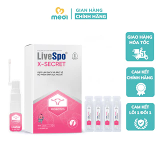 Dung dịch vệ sinh LiveSpo X-Secret chăm sóc và bảo vệ phụ nữ hằng ngày