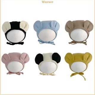 Wrc Mũ Bệnh Viện Sơ Sinh Bé Trai Bé Gái Beanie Bông Tai Gấu Trẻ Sơ Sinh Mũ Bé Bền Đẹp