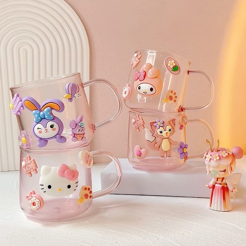 Sanrio kuromi Trẻ Em Hoạt Hình Bàn Chải Đánh Răng Cốc Treo Tường Người Ảnh Hưởng Dễ Thương Bé Trai Bé Gái Giá Trị Cao Hộ Gia Đình Cho Bé Cốc Nước súc Miệng K7