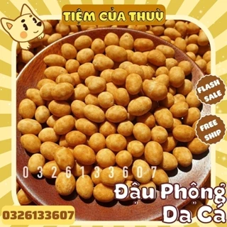 500G Đậu Phộng Da Cá Nước Cốt Dừa NuttyOne Túi ZIp, thơm ngon giòn bùi, đồ ăn vặt